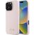 Guess GUHCP16LSMBSLP Hardcase Silicone Script Metal Logo & Frame Aizsargapvalks priekš iPhone 16 Pro 6.3" / rozā Neoriģinālie Maciņi