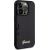 Guess GUHCP14XPSFDGSK Sequin Script Metal Aizsargapvalks priekš iPhone 14 Pro Max 6.7" / melns Neoriģinālie Maciņi