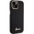 Guess GUHCP15SSMBSLK Hardcase Silicone Script Metal Logo & Fram Aizsargapvalks priekš iPhone 15 / 14 / 13 6.1" / melns Neoriģinālie Maciņi