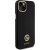 Guess GUHCP15M4DGPK Aizsargapvalks priekš iPhone 15 Plus / 14 Plus 6.7" / melns hardcase Silicone Logo Strass 4G Neoriģinālie Maciņi