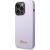 Guess GUHCP14XSLSMU Silicone Vintage Gold Logo Hardcase Aizsargapvalks priekš iPhone 14 Pro Max 6,7" / violets Neoriģinālie Maciņi
