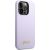 Guess GUHCP14XSLSMU Silicone Vintage Gold Logo Hardcase Aizsargapvalks priekš iPhone 14 Pro Max 6,7" / violets Neoriģinālie Maciņi