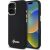 Guess GUHCP16MSMBSLK Silicone Script Metal Logo & Frame Aizsargapvalks priekš iPhone 16 Plus 6.7" / melns Neoriģinālie Maciņi