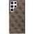 Guess GUHCS23LG4GFBR Hardcase 4G Metal Gold Logo Aizsargapvalks priekš Samsung Galaxy S23 Ultra S918 / brūns Neoriģinālie Maciņi
