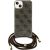 Guess GUHCP15SHC4SEW Crossbody Cord 4G Print Aizsargapvalks priekš iPhone 15 / 14 / 13 6.1" / brūns Neoriģinālie Maciņi