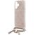 Guess GUHCP16SHC4SEP Hardcase Crossbody Cord 4G Print Aizsargapvalks priekš iPhone 16 6.1" / rozā Neoriģinālie Maciņi
