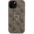 Guess GUHCP15SPGS4TDW Hardcase Grip Stand 4G Triangle Strass Aizsargapvalks priekš iPhone 15 / 14 / 13 6.1" / brūns Neoriģinālie Maciņi