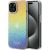 Guess GUHCP14SHDECMI Hardcase IML Faceted Mirror Disco Iridesc Aizsargapvalks priekš iPhone 14 / 15 / 13 6.1" Neoriģinālie Maciņi
