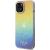 Guess GUHCP14SHDECMI Hardcase IML Faceted Mirror Disco Iridesc Aizsargapvalks priekš iPhone 14 / 15 / 13 6.1" Neoriģinālie Maciņi