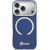 Case Guess IML Script Metal MagSafe Защитный чехол для iPhone 17 Pro / синий Чехлы - альтернативные