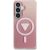 Case Guess IML Gradient Triangle MagSafe Aizsargapvalks priekš Samsung Galaxy S26 / rozā Neoriģinālie Maciņi