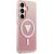 Case Guess IML Gradient Triangle MagSafe Aizsargapvalks priekš Samsung Galaxy S26 / rozā Neoriģinālie Maciņi