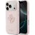 Case Guess FW Resin Logo Aizsargapvalks priekš iPhone 17 Pro / rozā Neoriģinālie Maciņi