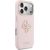 Case Guess FW Resin Logo Aizsargapvalks priekš iPhone 17 Pro / rozā Neoriģinālie Maciņi
