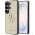 Case Guess Fixed Glitter Big 4G Metal Logo Aizsargapvalks priekš Samsung Galaxy S26 Ultra / zelta Neoriģinālie Maciņi