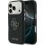 Case Guess FW Resin Logo Aizsargapvalks priekš iPhone 17 Pro / melns Neoriģinālie Maciņi