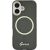 Case Guess IML Script Metal MagSafe Защитный чехол для iPhone 17 / чёрный Чехлы - альтернативные