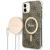 Guess Set GUBPN61H4EACSW Case+ Charger Aizsargapvalks priekš iPhone 11 6,1" / brūns Neoriģinālie Maciņi