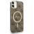 Guess Set GUBPN61H4EACSW Case+ Charger Aizsargapvalks priekš iPhone 11 6,1" / brūns Neoriģinālie Maciņi