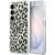 Guess IML Leopard Print Triangle MagSafe Aizsargapvalks priekš Samsung Galaxy S26 / melns Neoriģinālie Maciņi