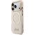 Case Guess IML Script Metal MagSafe Aizsargapvalks priekš iPhone 17 Pro / rozā Neoriģinālie Maciņi