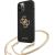 Guess GUHCP12LLSC4GBK Hardcase 4G Gold Chain Collection Aizsargapvalks priekš iPhone 12 Pro Max 6,7" / melns Neoriģinālie Maciņi