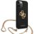 Guess GUHCP12LLSC4GBK Hardcase 4G Gold Chain Collection Aizsargapvalks priekš iPhone 12 Pro Max 6,7" / melns Neoriģinālie Maciņi