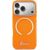 Case Guess IML Script Metal MagSafe Aizsargapvalks priekš iPhone 17 Pro / oranžs Neoriģinālie Maciņi