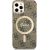 Guess Set GUBPP12MH4EACSW Case+ Charger Aizsargapvalks priekš iPhone 12/12 Pro / brūns hard case 4G Print MagSafe Neoriģinālie Maciņi