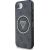 Case Guess IML Metal Glitter 4G Circle Triangle MagSafe Aizsargapvalks priekš iPhone 16e / 17e / melns Neoriģinālie Maciņi