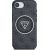 Case Guess IML Metal Glitter 4G Circle Triangle MagSafe Aizsargapvalks priekš iPhone 16e / 17e / melns Neoriģinālie Maciņi