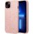 Guess GUHCP14MHGGSHP Glitter Script Aizsargapvalks priekš iPhone 14 Plus / 15 Plus 6.7" / rozā Neoriģinālie Maciņi