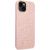 Guess GUHCP14MHGGSHP Glitter Script Aizsargapvalks priekš iPhone 14 Plus / 15 Plus 6.7" / rozā Neoriģinālie Maciņi