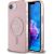 Guess IML Glitter Circle MagSafe Case Aizsargapvalks priekš iPhone 16e/17e / rozā Neoriģinālie Maciņi