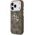 Case Guess 4G Big 4G Classic Logo Aizsargapvalks priekš iPhone 17 Pro / brūni sudrabs Neoriģinālie Maciņi