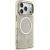 Guess IML Peony Dot MagSafe Case Aizsargapvalks priekš iPhone 17 Pro / bēšs Neoriģinālie Maciņi