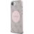 Guess 4G Circle Classic Logo MagSafe Aizsargapvalks priekš iPhone 16e / 17e / rozā Neoriģinālie Maciņi