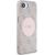 Guess 4G Circle Classic Logo MagSafe Aizsargapvalks priekš iPhone 16e / 17e / rozā Neoriģinālie Maciņi