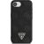 Guess Grained Hot Stamp Peony Triangle Logo MagSafe Aizsargapvalks priekš iPhone 16e / 17e / melns Neoriģinālie Maciņi