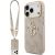 Guess 4G Big 4G Classic Logo Big Strap Metal Buttons Case Aizsargapvalks priekš iPhone 17 Pro / rozā Neoriģinālie Maciņi