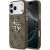 Guess 4G Big 4G Classic Logo Case Aizsargapvalks priekš iPhone 17 Pro Max / brūns/sudrabs Neoriģinālie Maciņi