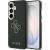 Guess Grained Big 4G Metal Logo Case Aizsargapvalks priekš Samsung Galaxy S26 Plus / melns Neoriģinālie Maciņi