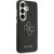 Guess Grained Big 4G Metal Logo Case Aizsargapvalks priekš Samsung Galaxy S26 Plus / melns Neoriģinālie Maciņi