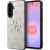 Case Guess Leather 4G Metal Logo Aizsargapvalks priekš Samsung Galaxy A37 5G / rozā Neoriģinālie Maciņi