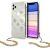 Guess GUHCN58KSPEGO Peony Chain Collection Aizsargapvalks priekš iPhone 11 Pro 5,8" / zelta Neoriģinālie Maciņi