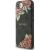 Case Guess 4G Flowers Print MagSafe Aizsargapvalks priekš iPhone 16e/17e / melns Neoriģinālie Maciņi