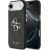 Guess 4G Big 4G Classic Logo Aizsargapvalks priekš iPhone 17 Air / melns sudraba Neoriģinālie Maciņi