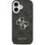 Guess 4G Big 4G Classic Logo Case Aizsargapvalks priekš iPhone 17 / melns/sudrabs Neoriģinālie Maciņi
