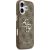 Guess 4G Big 4G Classic Logo Case Aizsargapvalks priekš iPhone 17 / brūns/sudraba Neoriģinālie Maciņi