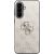 Guess Leather 4G Metal Logo Case Aizsargapvalks priekš Samsung Galaxy A57 5G / rozā Neoriģinālie Maciņi